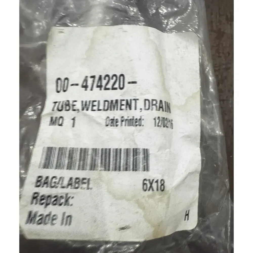 OEM Hobart 00-474220 Tube Weldment Drain NOS Commercial OEM Part- Sealed